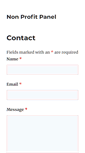 Mobile Screenshot of nonprofitpanel.org